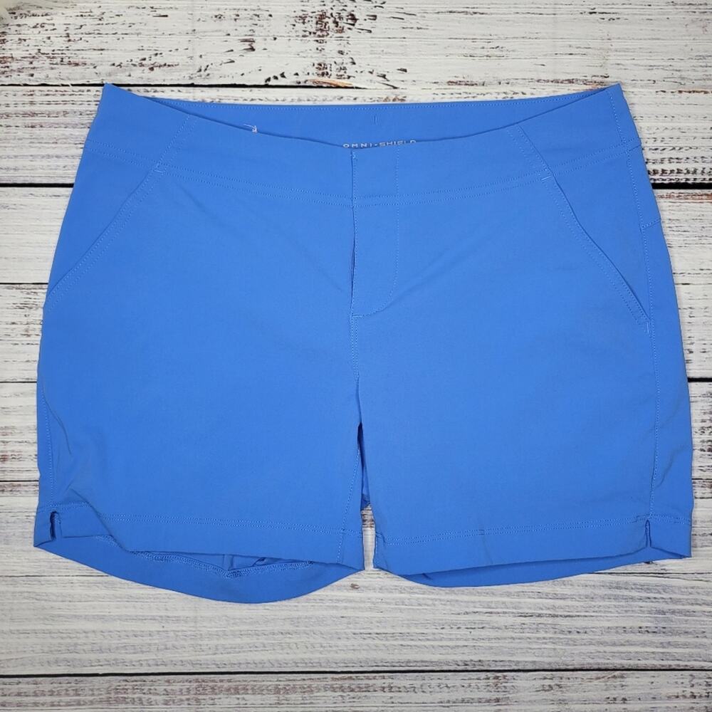 Columbia Omni-Shield Shorts 5" Inseam Blue | 6